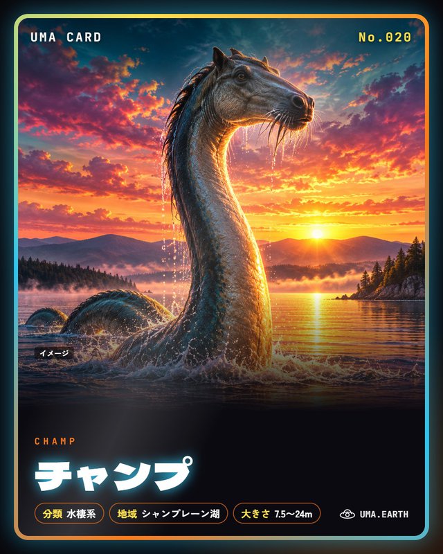 UMAカード No.020 チャンプ（イメージ）